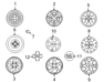 Aluminium Wheel Assembly - 529102D800