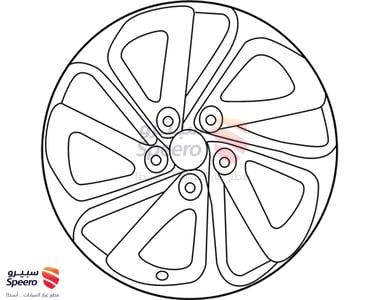 Aluminium Wheel Assembly - 52910E6610