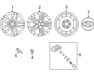 Wheel Hub Cap Assembly - 529602M000