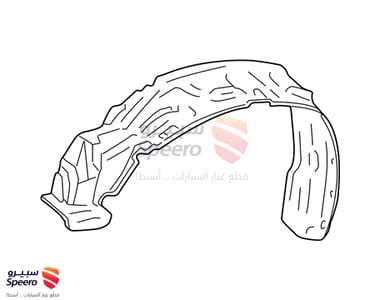 بطانة رفرف امامي يسار - 5387635040