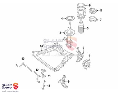 كشاف ضباب امامي يمين - 54325JA00A