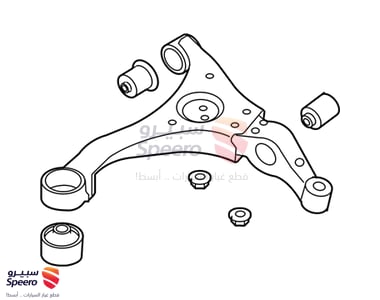 Arm Complete-Front Lower, RH - 545013K060