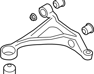 Arm F,R,Down - 545013L000
