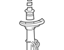 shock absorber F,L - 5465025750