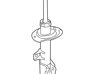 shock absorber F,L - 546512S650