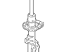 Strut Assembly, Front, Left - 54651D3000