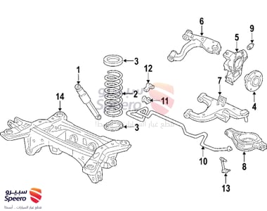 مقص خلفي يمين فوق - 55501EA500