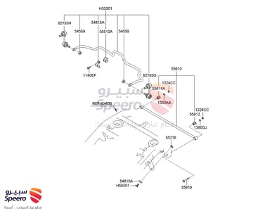 BUSH-STABILIZER - 555133E000