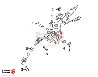 Column & Shaft Assembly-Steering - 563103X402