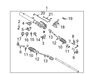 End Assembly-Tie Rod, LH - 568203M000