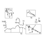 صورة Reservoir & Hose Assembly-Power Steering G