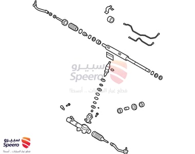 Gear & Linkage Assembly-Power Steering - 577003K000