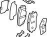 Brake pads F - 58101D4A20