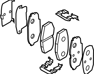 Brake pads F - 58101F2A00