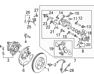 Brake pads F - 58101F2A00