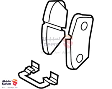 Brake pads F - 58101F6A21