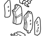 Rear Disc Brake Pad Kit - 58302A5B30