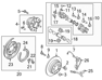 Rear Brake Caliper Kit, Left - 58310D5A50