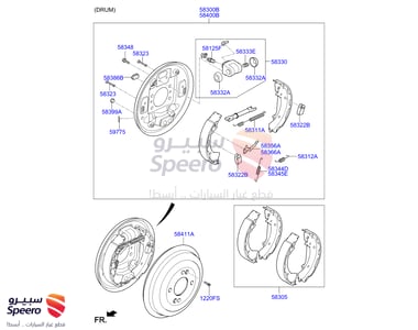 CYLINDERASSY-WHEEL - 58330F9000