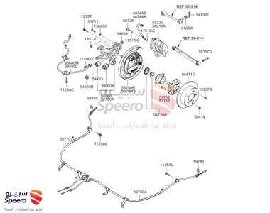 DISC-RR BRAKE - 584113K300