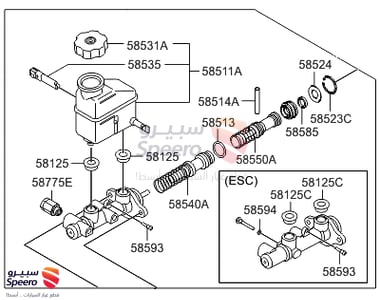 Cylinder Assembly-Brake Master - 585102L300