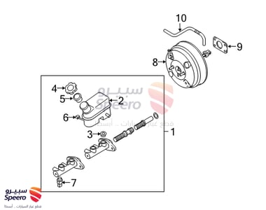 Booster Assembly-Brake - 591102E200
