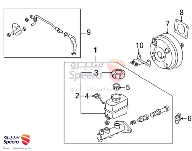 Booster Assembly-Brake - 591103F000