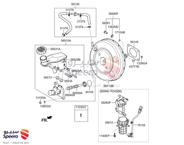 باكم فرامل - 59110A7000