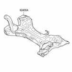 صورة CROSSMEMBER COMPL-FR AXLE