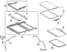 Glass Weatherstrip - 6325148050
