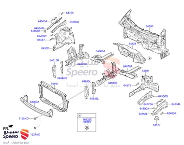 CARRIERASSY-FRONTE - 64101H9000