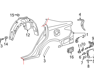 Liner, Rear Wheel Housing - 6563733060