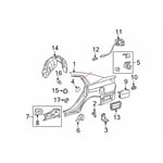 صورة بطانة رفرف خلفي يسار