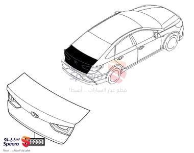 باب شنطة هونداي سوناتا 2019-2018