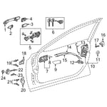 صورة يد باب خارجي امامي يسار