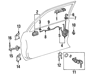 Right Front Exterior Door Handle - 6921016120