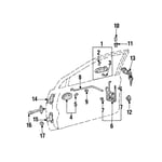 صورة يد باب خارجي امامي يسار