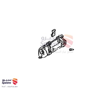 يد باب خارجي خلفي يسار - 6924012110