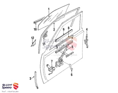 مكينة زجاج امامي يمين - 6980135020