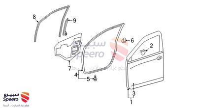 مكينة زجاج امامي يمين