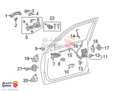 Regulator Sub-Assy, Front Door Window, RH - 6980160080