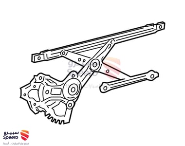 مكينة زجاج امامي يسار - 69802AC020