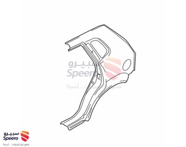 رفرف خلفي يسار كيا سبورتاج 2010-2006