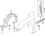 Fender Assembly, Left Front (Inner) - 74150T2AA01