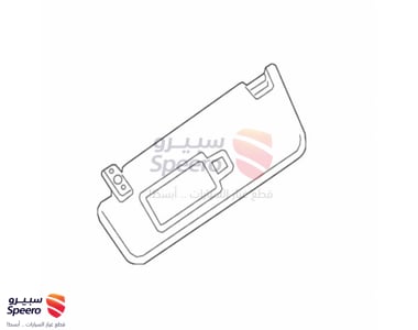 SUN VISOR L Mitsubishi Lancer 2005