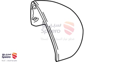 غطاء مراية جانبية يسار