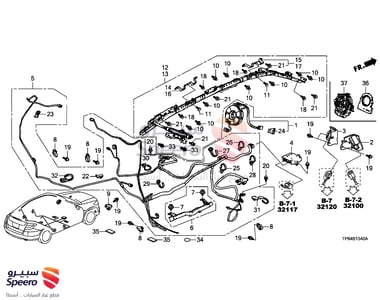 شريط بوري - 77900T2AA11