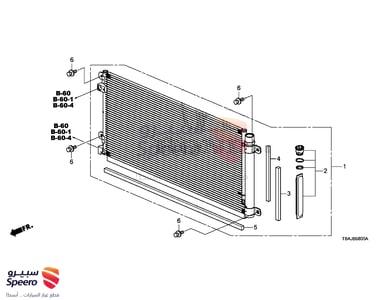 AC Radiator - 80100TBCA01