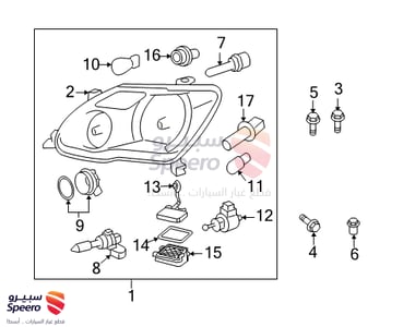 شمعة امامي يمين - 81110AC060