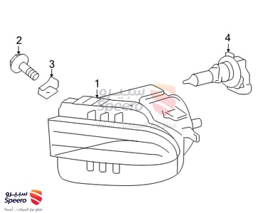 كشاف ضباب امامي يمين - 8121130312
